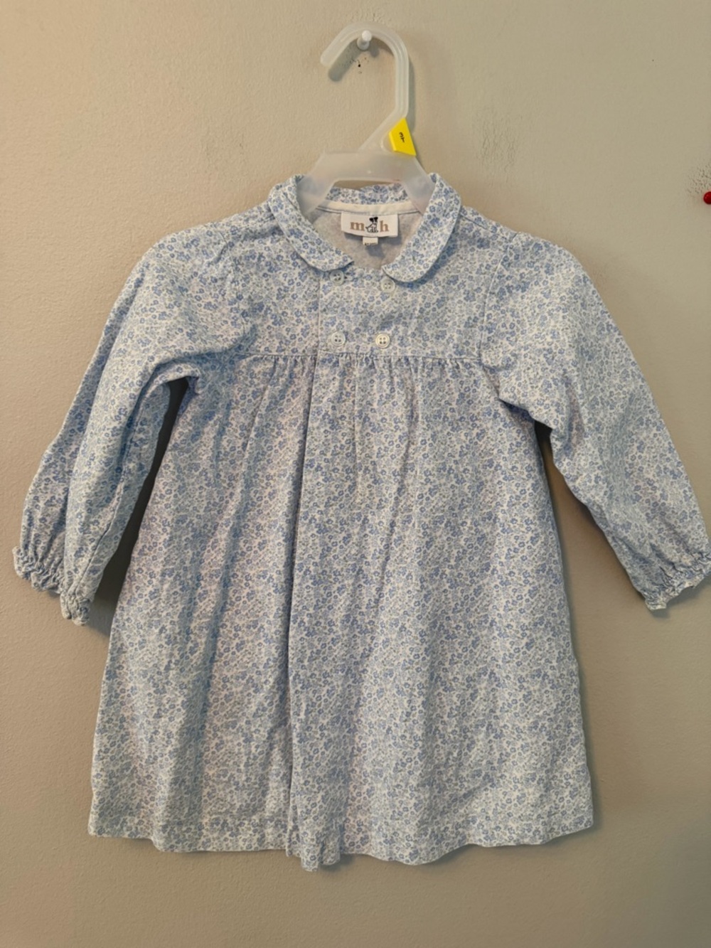 Me & Henry Blue Floral Long Sleeve Dress